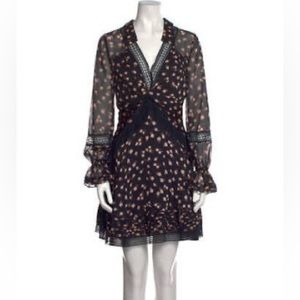 Self-Portrait Black Floral Dress